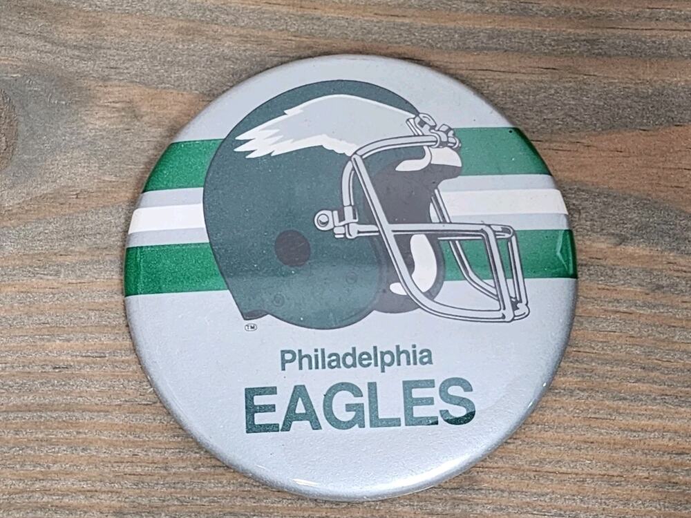 Vintage Philadelphia Eagles NFL Football Pinback Button